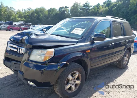2006 Honda Pilot Ex-L from USA, damaged, VIN 2HKYF18536H536881